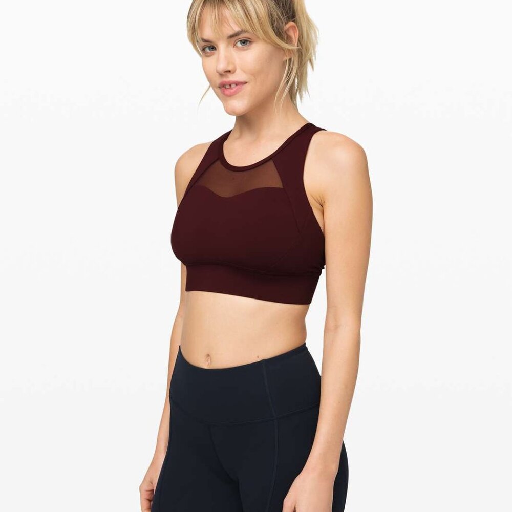 NWT Lululemon Breathe It In Bra - Size 8